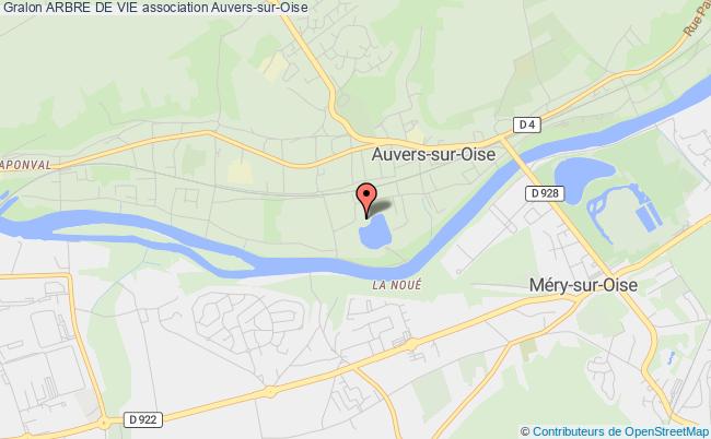 plan association Arbre De Vie Auvers-sur-Oise