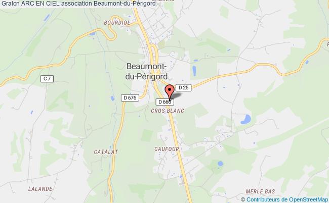 plan association Arc En Ciel Beaumont du Périgord