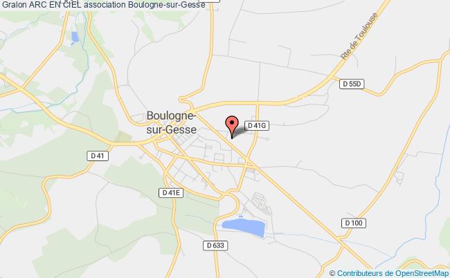 plan association Arc En Ciel Boulogne-sur-Gesse