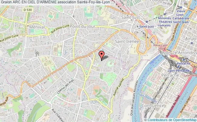plan association Arc En Ciel D'armÉnie Sainte-Foy-lès-Lyon