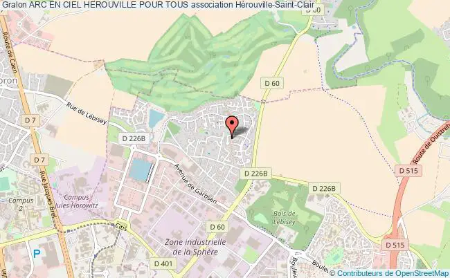 plan association Arc En Ciel Herouville Pour Tous Hérouville-Saint-Clair