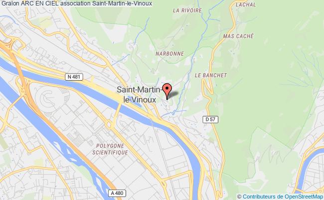 plan association Arc En Ciel Saint-Martin-le-Vinoux