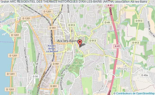 plan association Arc Residentiel Des Thermes Historiques D'aix-les-bains (artha) Aix-les-Bains