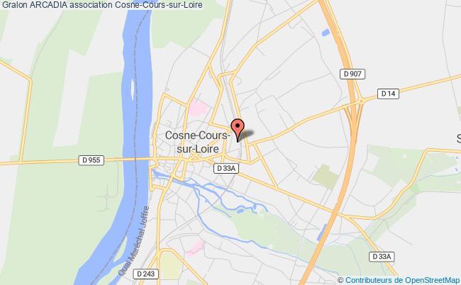 plan association Arcadia Cosne-Cours-sur-Loire
