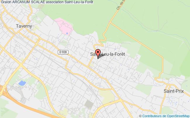 plan association Arcanum Scalae Saint-Leu-la-Forêt