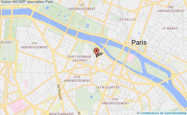 plan association Arcart PARIS