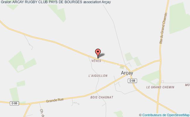 plan association Arcay Rugby Club Pays De Bourges Arçay