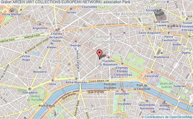 plan association Arcen (art Collections European Network) Paris