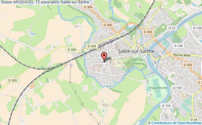 plan association Arcenciel 72 Sablé-sur-Sarthe
