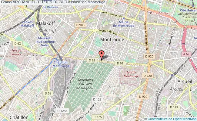 plan association Archanciel-terres Du Sud Montrouge