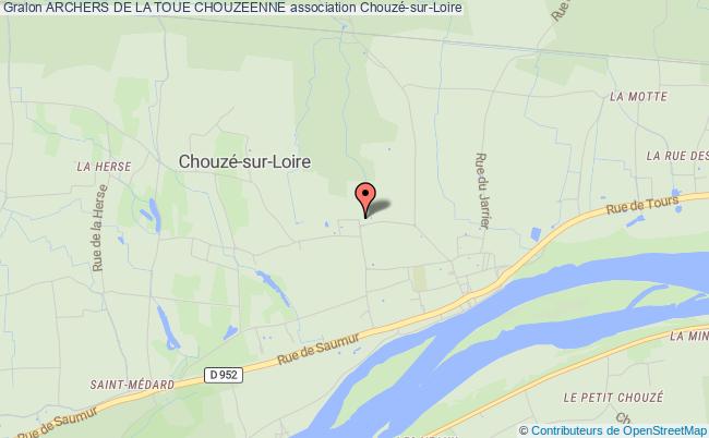 plan association Archers De La Toue Chouzeenne Chouzé-sur-Loire