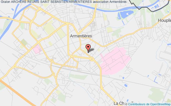 plan association Archers Reunis Saint Sebastien Armentieres Armentières
