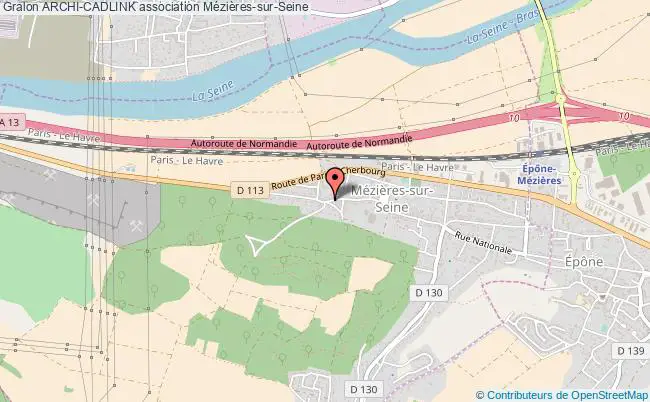 plan association Archi-cadlink Mézières-sur-Seine