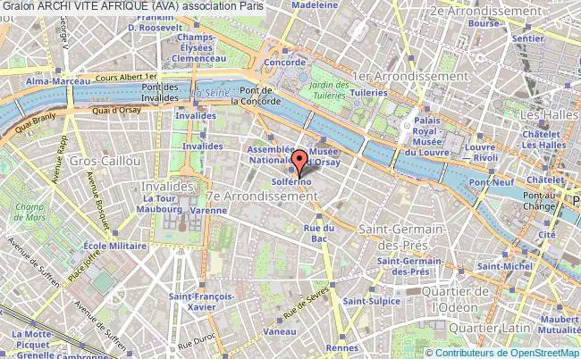 plan association Archi Vite Afrique (ava) Paris