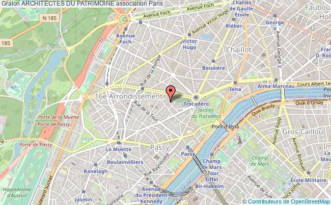 plan association Architectes Du Patrimoine Paris