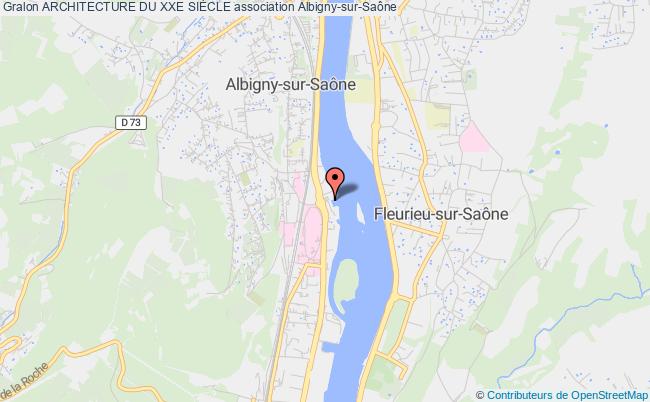 plan association Architecture Du Xxe SiÈcle Albigny-sur-Saône