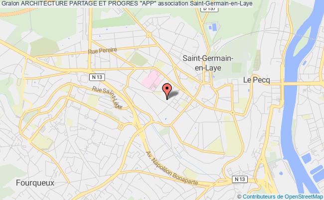 plan association Architecture Partage Et Progres "app" Saint-Germain-en-Laye