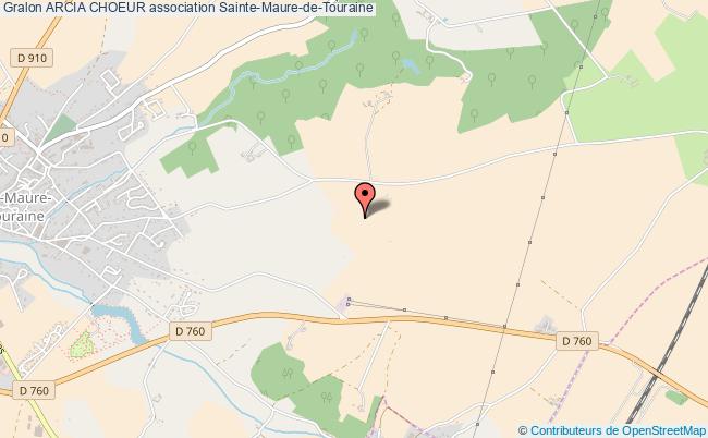 plan association Arcia Choeur Sainte-Maure-de-Touraine