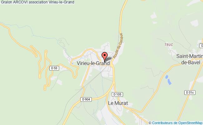 plan association Arcovi Virieu-le-Grand