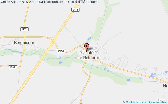 plan association Ardennes-asperger Le    Châtelet-sur-Retourne