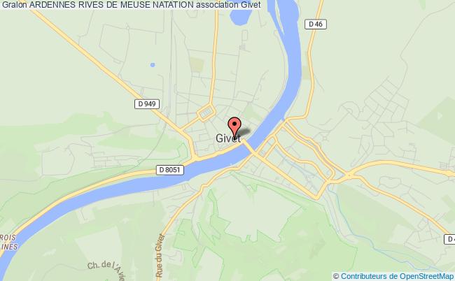plan association Ardennes Rives De Meuse Natation Givet