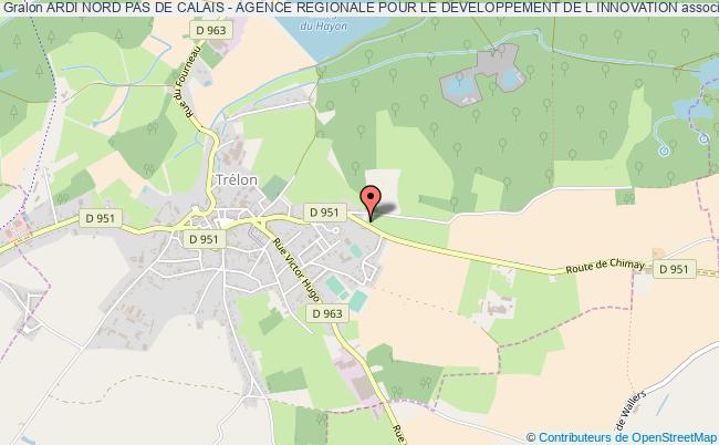 plan association Ardi Nord Pas De Calais - Agence Regionale Pour Le Developpement De L Innovation Trélon