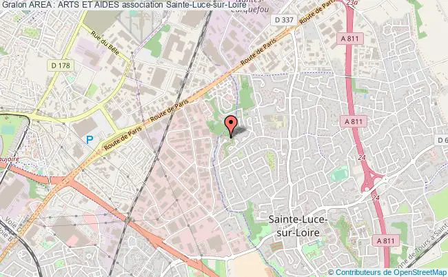 plan association Area : Arts Et Aides Sainte-Luce-sur-Loire
