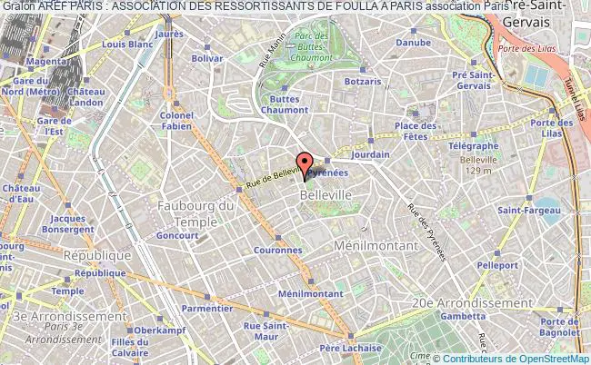 plan association Aref Paris : Association Des Ressortissants De Foulla A Paris Paris