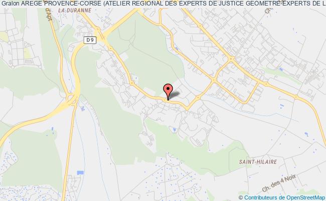 AREGE PROVENCE-CORSE (ATELIER REGIONAL DES EXPERTS DE JUSTICE GEOMETRE-EXPERTS DE LA REGION PROVENCE-CORSE