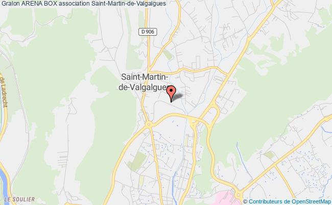 plan association Arena Box Saint-Martin-de-Valgalgues