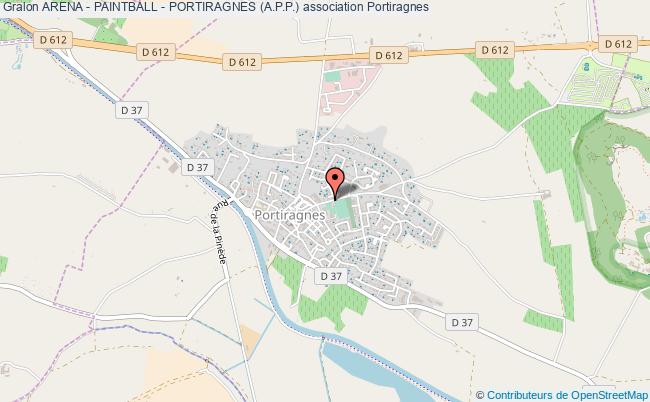 plan association Arena - Paintball - Portiragnes (a.p.p.) Portiragnes