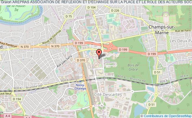 plan association Arepras Association De Reflexion Et D'echange Sur La Place Et Le Role Des Acteurs Sociaux Champs-sur-Marne