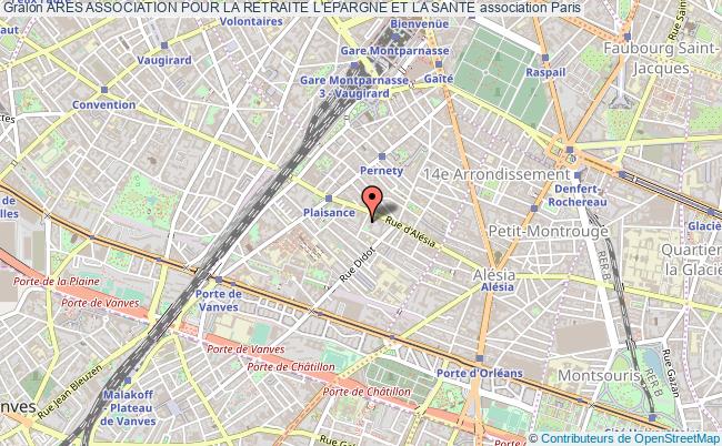 plan association Ares Association Pour La Retraite L'epargne Et La Sante Paris