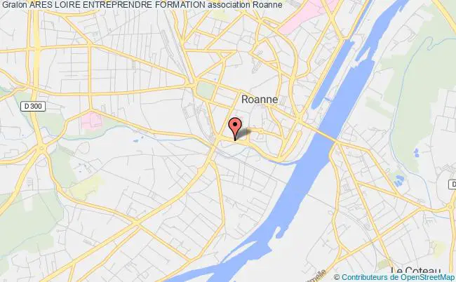 plan association Ares Loire Entreprendre Formation Roanne
