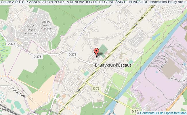 plan association A.r.e.s.p. Association Pour La Renovation De L'eglise Sainte PharaÏlde Bruay-sur-l'Escaut