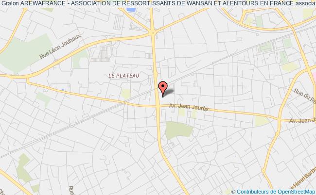 plan association Arewafrance - Association De Ressortissants De Wansan Et Alentours En France Argenteuil