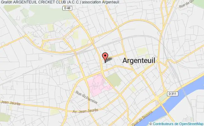 plan association Argenteuil Cricket Club (a.c.c.) Argenteuil
