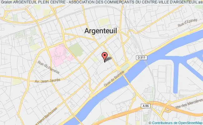 plan association Argenteuil Plein Centre - Association Des CommerÇants Du Centre-ville D'argenteuil Argenteuil