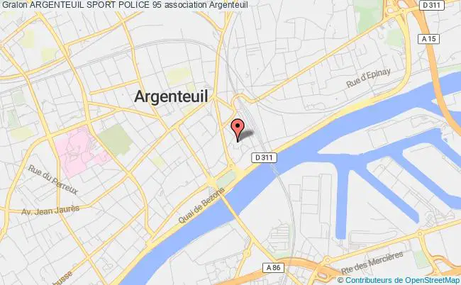 plan association Argenteuil Sport Police 95 Argenteuil
