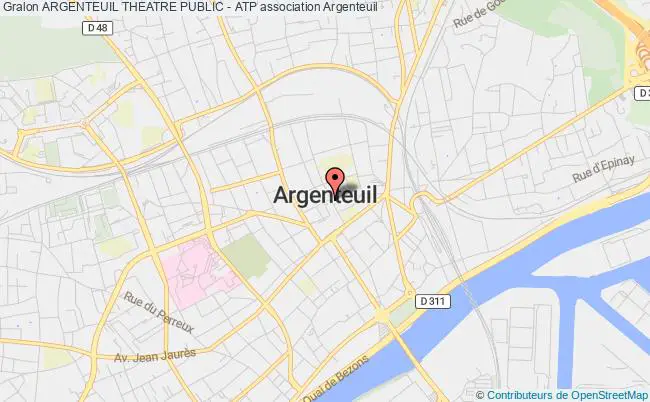 plan association Argenteuil Theatre Public - Atp Argenteuil