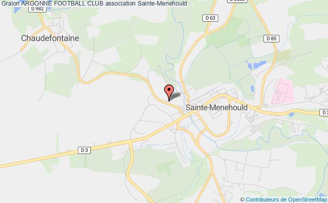 plan association Argonne Football Club Sainte-Menehould