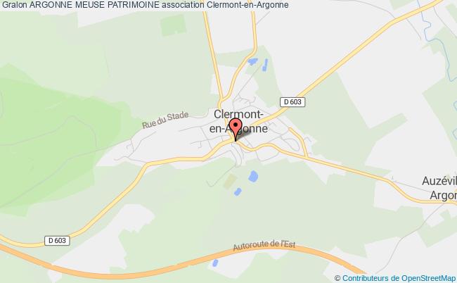 plan association Argonne Meuse Patrimoine Clermont-en-Argonne