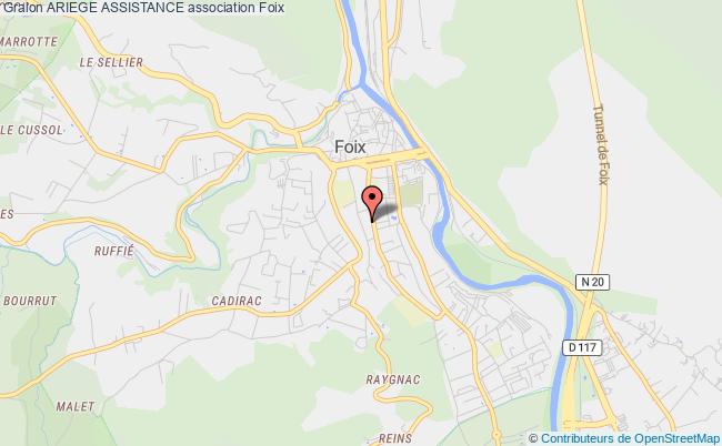 plan association Ariege Assistance Foix