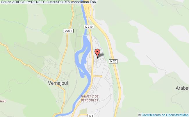 plan association Ariege Pyrenees Omnisports Foix
