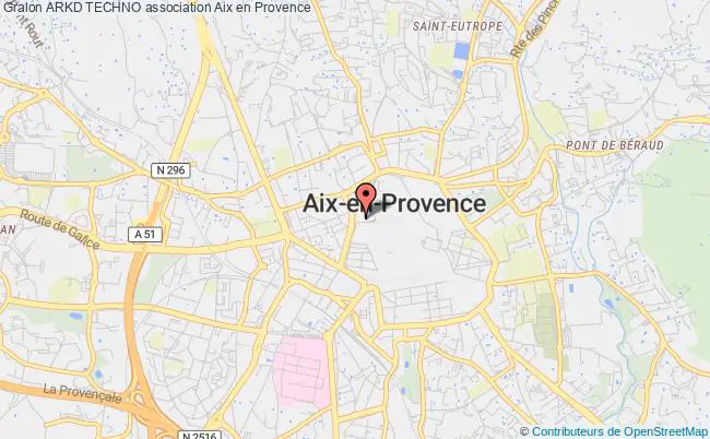 plan association Arkd Techno Aix-en-Provence