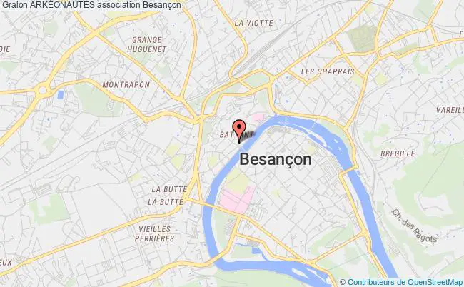 plan association ArkÉonautes Besançon
