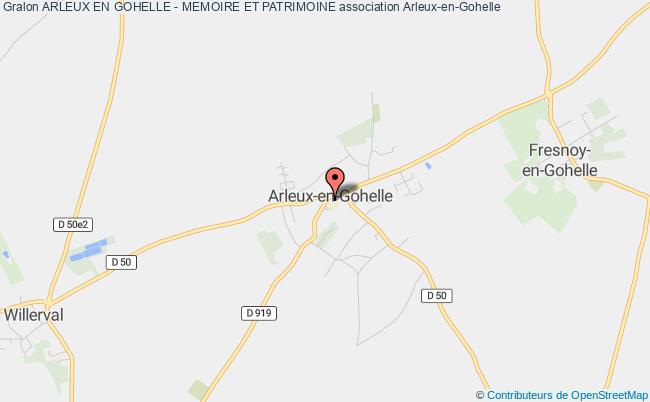 plan association Arleux En Gohelle - Memoire Et Patrimoine Arleux-en-Gohelle