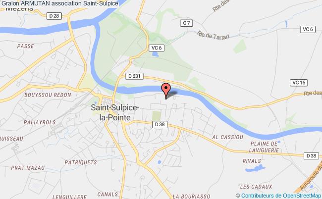 plan association Armutan Saint-Sulpice-la-Pointe