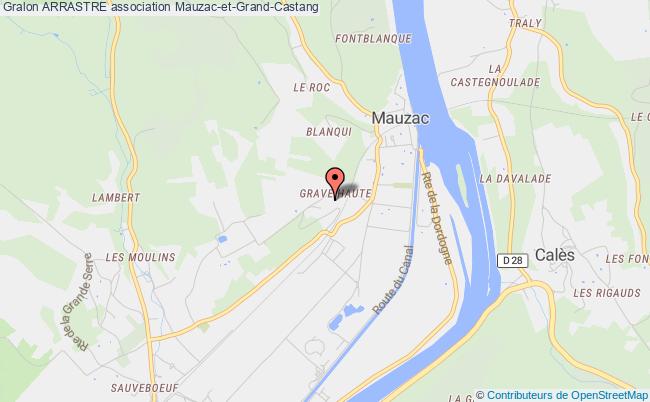 plan association Arrastre Mauzac-et-Grand-Castang