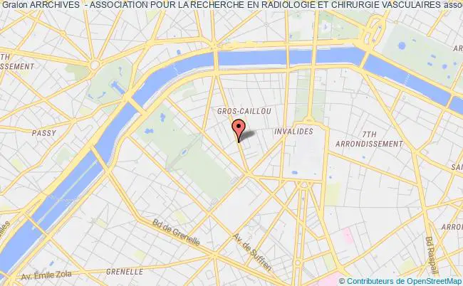 plan association Arrchives  - Association Pour La Recherche En Radiologie Et Chirurgie Vasculaires Paris